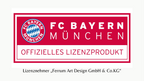 FC Bayern Feuerkorb mit Logo und 5 Sterne Edelrost Design Feuerstelle aus Metall