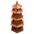 Ming Tempel - chinesische Gartengestaltung Bambusgarten Edelrost Asiatische Deko