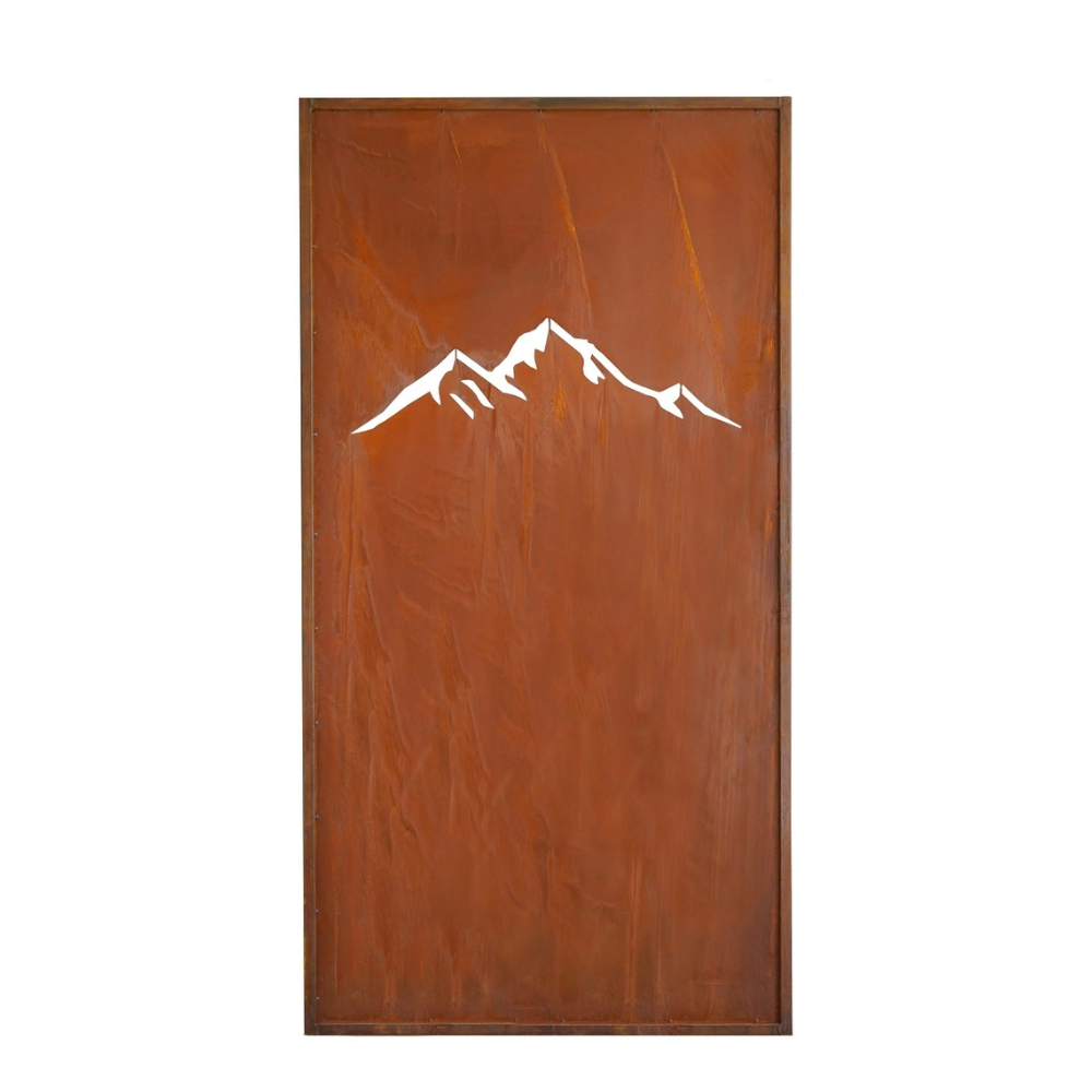 Parawand Berg 200x100 cm – Sichtschutz Garten aus Metall Made in Germany