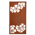 Parawand Kirschblüte 200x100 cm – Sichtschutz Garten aus Metall Made in Germany