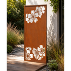 Parawand Kirschblüte 200x100 cm – Sichtschutz Garten aus Metall Made in Germany