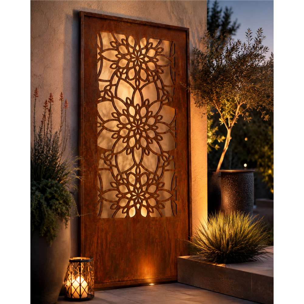 Parawand Theresa 200x100 cm – Sichtschutz Garten aus Metall Made in Germany