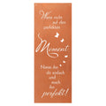 Edelrost Schild Gedichttafel - Perfekter Moment - Spruchschild Rost Deko Garten