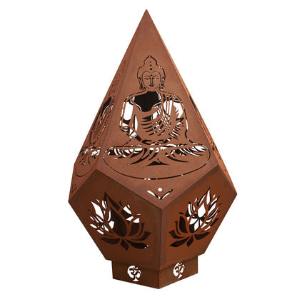 Buddha Pyramide Edelrost