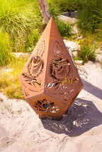 Buddha Pyramide Edelrost