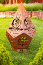 Buddha Pyramide Edelrost