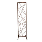 Rankhilfe Abstrakt aus Metall mit Rostpatina Rankgitter modern