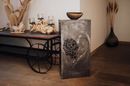 Säule Goldenes Herz für Innenräume