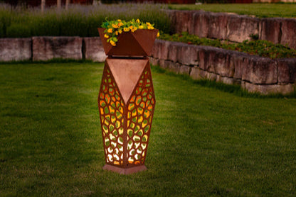 Säule Edelrost Triangulus