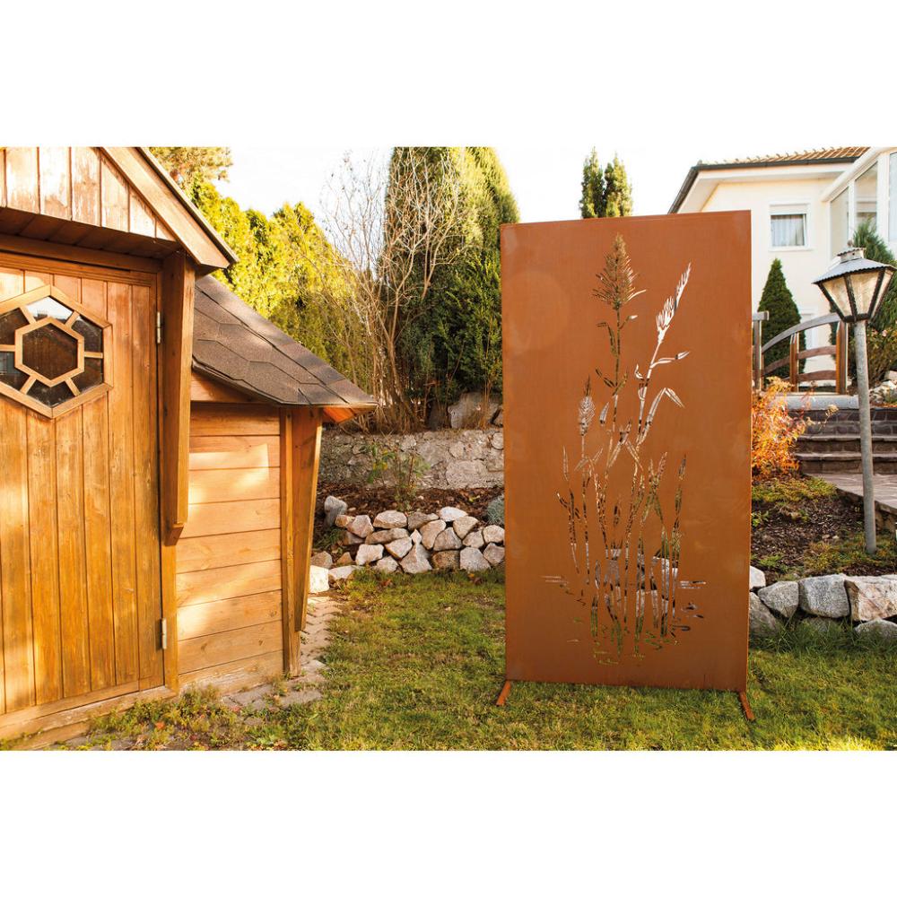 China Motiv aufgestellt, bietet stilvollen Windschutz im Garten