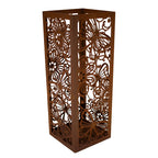 Windlicht - Schmetterlinge - Metall Edelrost in verschiedenen Größen, Gartendeko