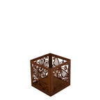 Windlicht - Schmetterlinge - Metall Edelrost in verschiedenen Größen, Gartendeko