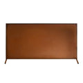 Zaunelement Trennwand aus Edelrost mit neutralem Design, ideal als Sichtschutzwand und Gartendekoration.