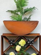 Pflanzregal Sizilia inkl. Schale handgefertigtes Design für Garten & Wohnraum