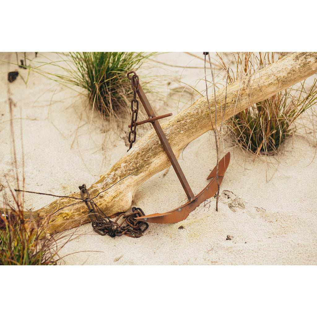 Anker Größe 2 - Edelrost Anker Gartendeko Metall Teichdeko Edelrost