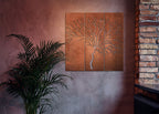 Bild-Triologie Baum - Edelrost Wandbild dreiteilig mit Baum Motiv Rost Deko