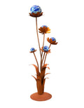 Glasblume Blumenzauber 165 Exklusive Gartendeko mit handgefertigten Glaskugeln