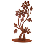 Blume Florentina Edelrost Gartendeko aus Metall, 76 cm, Made in Germany