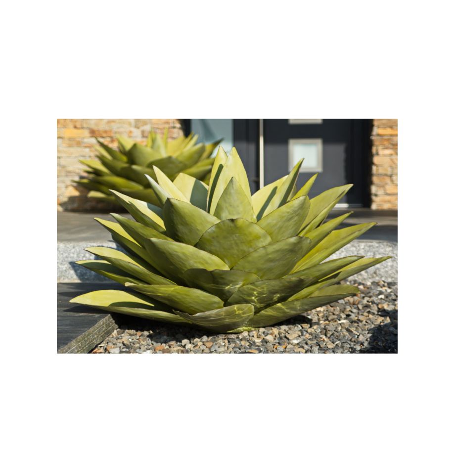 Gartenoase Agave Exklusive Dekoskulptur aus Eisen in 3 verschiedenen Größen