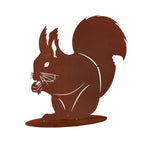 Tierfigur - Eichhörnchen Puschel - Edelrost Design Gartendeko Tierfreunde