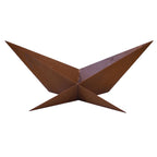 Feuerstelle Origami aus Edelrost – moderne Design-Feuerstelle 110×76×40 cm