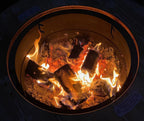 Grill- und Feuerstelle Freiburg 5-teiliges Set mit 4 Bänken & V4A Edelstahlrost