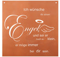 Edelrost Schild Gedichttafel - Engel - Spruchschild Rost Spruchtafel Geschenk