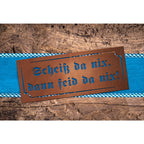 Edelrost Schild Gedichttafel - Scheiß da nix - Gartendeko Spruchschild Rost Deko