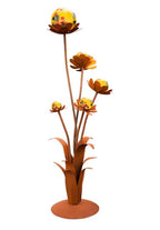 Glasblume Blumenzauber 165 Exklusive Gartendeko mit handgefertigten Glaskugeln