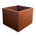 Hochbeet aus Metall mit Edelrost Patina - Gartenbeet individuell gestaltbar
