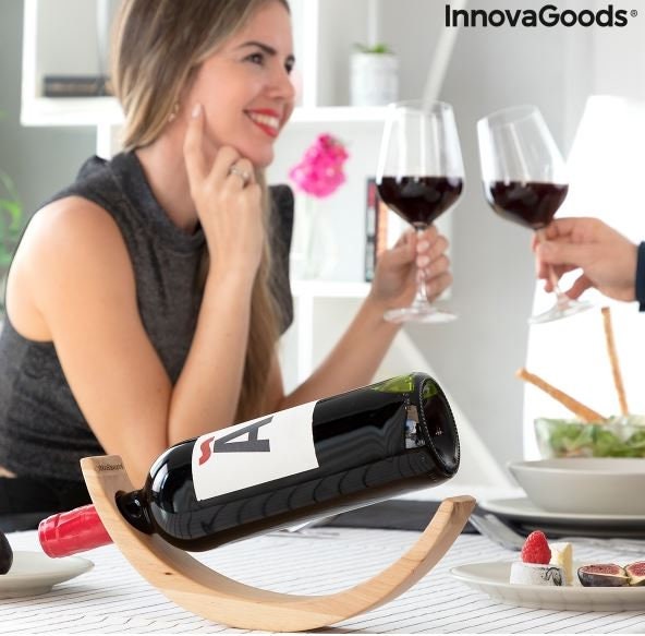 Weinflaschenhalter - Holz - Originelles Geschenk für Weinfreunde