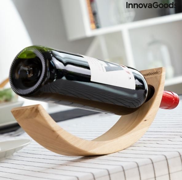 Weinflaschenhalter - Holz - Originelles Geschenk für Weinfreunde