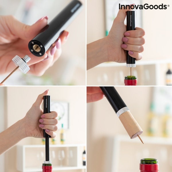 Elektrischer Luftdruck Korkenzieher, innovativer Weinflaschenöffner