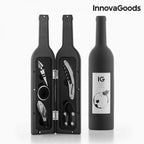 Wein Zubehör Set - Weinflaschenoptik 5-teilig, Dekorative Geschenkidee