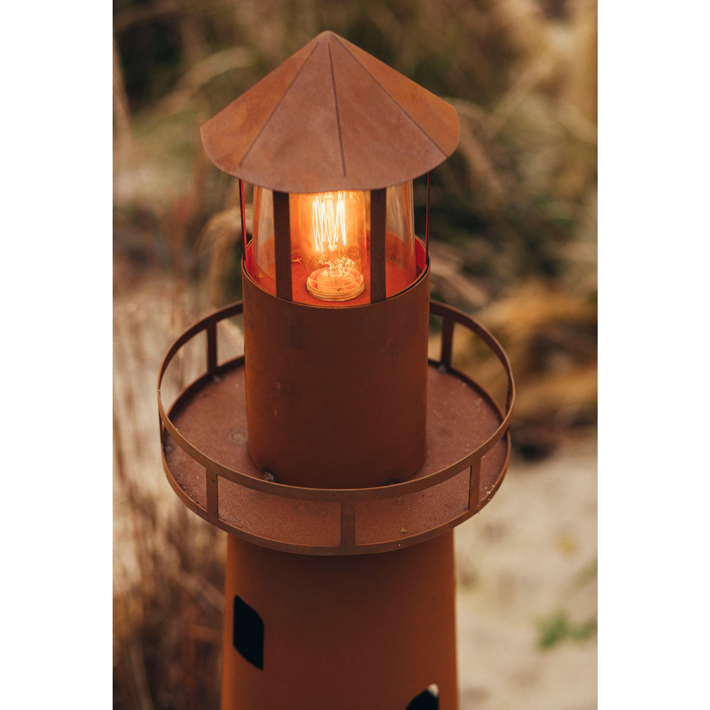 Leuchtturm  Norddeutschland aus Metall Edelrost Leuchtturm XXL - Echtrost