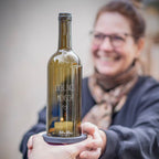 WINDLICHT >> LIEBLINGSMENSCH  << Design Deko aus Upcycling-Weinflasche