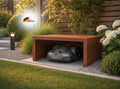Mährobotergarage für den Garten aus Edelrost, 3 Varianten Made in Germany