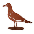 Tierfigur Metall - Möwe - Rostige Gartendeko für Tierfreunde Edelrost