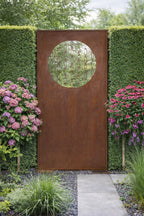 Parawand Sichtschutz Lebensblume Metall 200x100 cm – Garten Deko