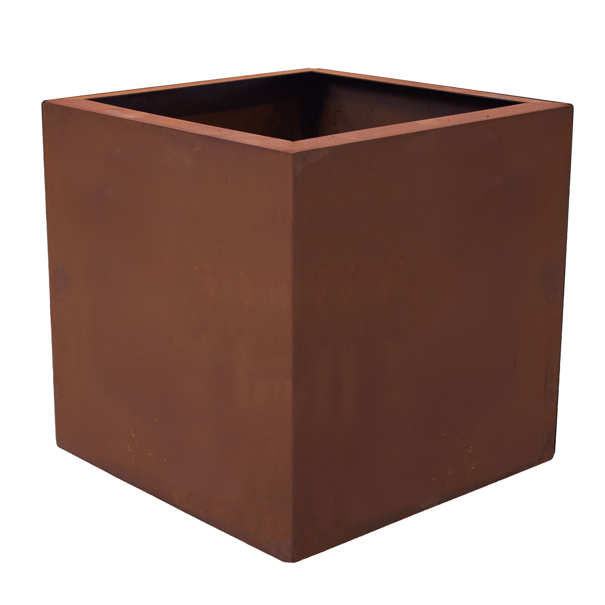 Pflanztrog Cubus Edelrost Pflanzkübel 40x40x42 Pflanzgefäß Metall