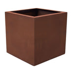 Pflanztrog Cubus Edelrost Pflanzkübel 40x40x42 Pflanzgefäß Metall