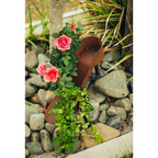 Pumps zum Bepflanzen - Metallpumps Edelrost - Rostdeko Garten Pflanzgefäß
