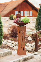 Säulen Set - Mystic - Edelrost Säule - Gartendekoration Metall