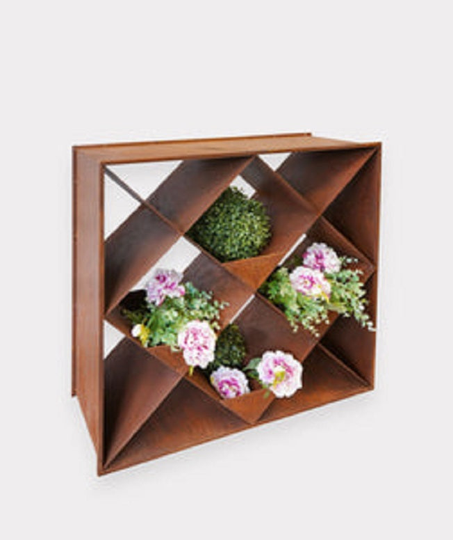 Pflanzregal Sizilia inkl. Schale handgefertigtes Design für Garten & Wohnraum