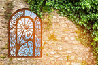 Wandbild Romantic - Metall Wandbild zum Ummauern geeignet Edelrost Deko