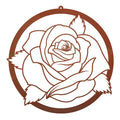 Wandbild - Rose - im Edelrostdesign Wanddekoration aus Edelrost