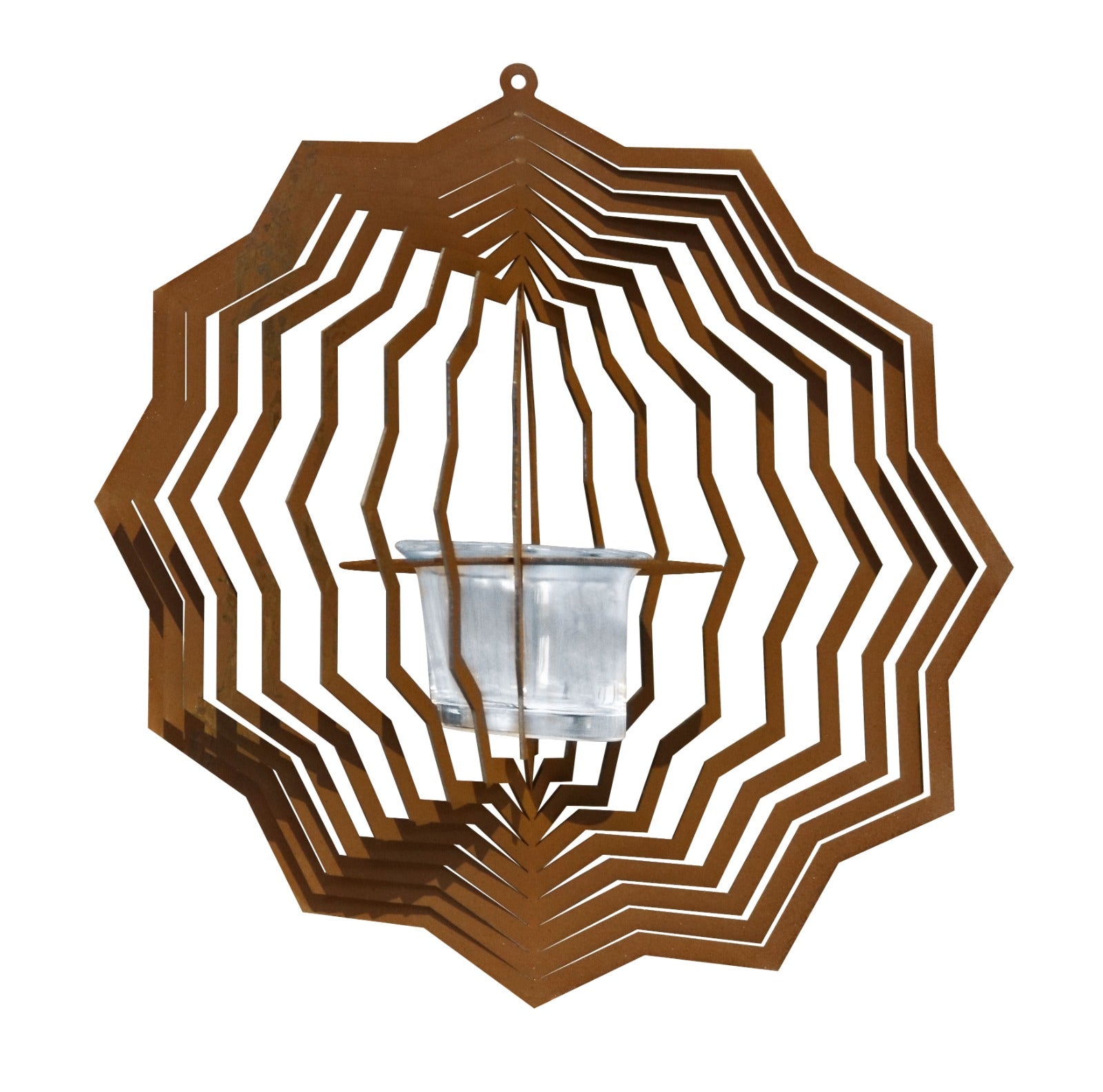 Deko Windlicht im Edelrost