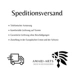 Feuerstelle Kaminofen - Twin aus Metall im Edelrost Design mit Holzlege