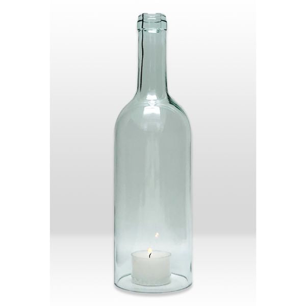 Exklusives WINDLICHT BORDEAUX FLASCHE - handgefertigt in Deutschland